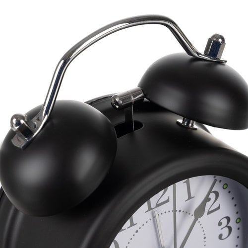 Retro - Wecker mit lautem Alarm und LED - Hintergrundbeleuchtung, schwarz - Easy2sell - Deluxe