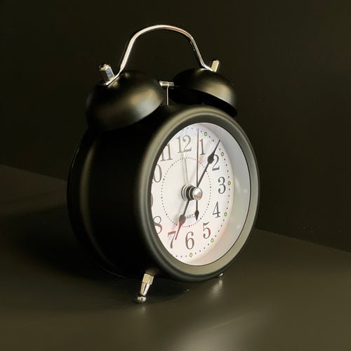 Retro - Wecker mit lautem Alarm und LED - Hintergrundbeleuchtung, schwarz - Easy2sell - Deluxe