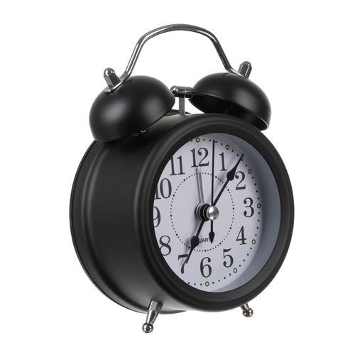 Retro - Wecker mit lautem Alarm und LED - Hintergrundbeleuchtung, schwarz - Easy2sell - Deluxe