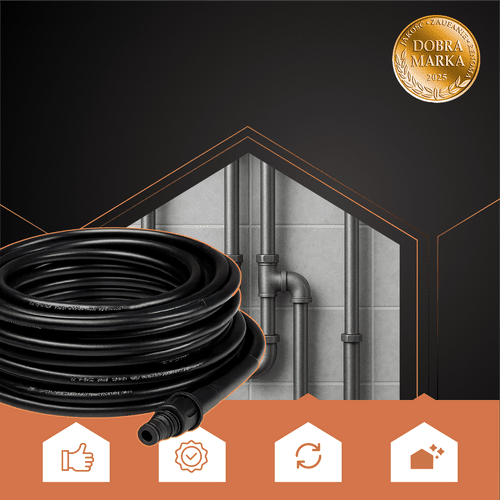 Rohrreinigungsschlauch mit Adapter 15m Ruhhy 26132 - Easy2sell - Deluxe