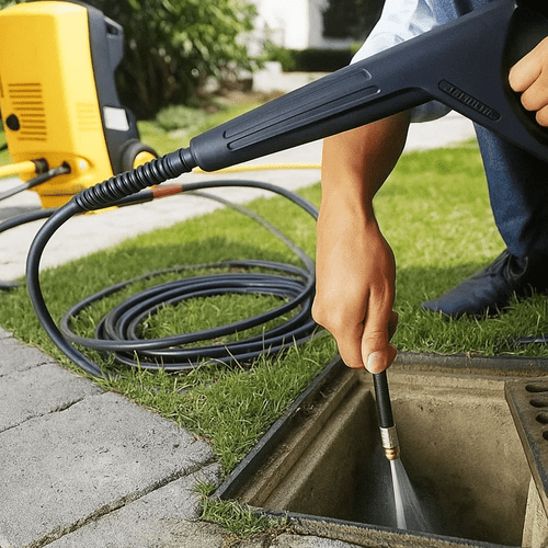 Rohrreinigungsschlauch mit Adapter 15m Ruhhy 26132 - Easy2sell - Deluxe