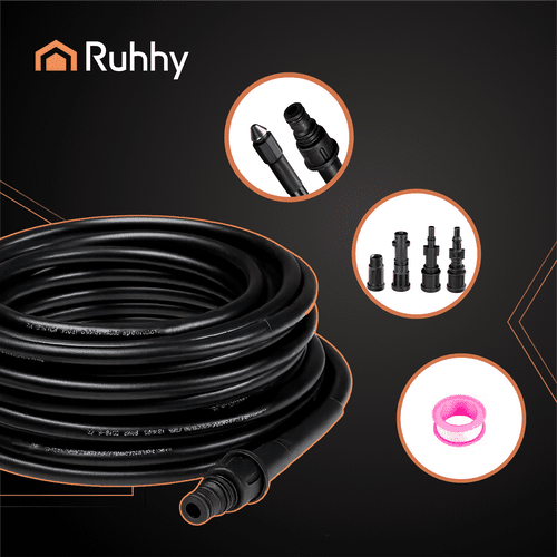 Rohrreinigungsschlauch mit Adapter 15m Ruhhy 26132 - Easy2sell - Deluxe