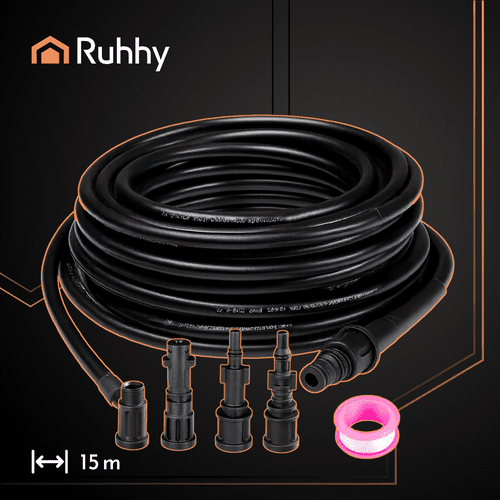 Rohrreinigungsschlauch mit Adapter 15m Ruhhy 26132 - Easy2sell - Deluxe