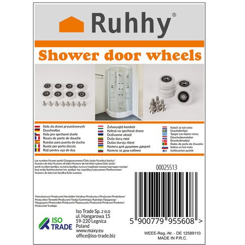 Rollen für Duschkabine Ruhhy 25513 - Easy2sell - Deluxe