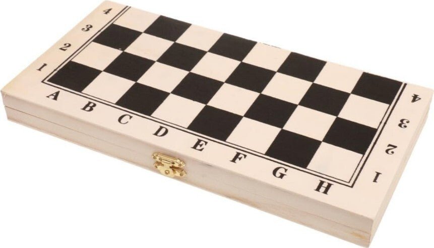 Schach Schachbrett Holz Schachspiel Reisen klappbares Brett Holzbox Reiseschach - Easy2sell - Deluxe