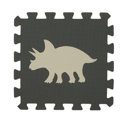 Schaumstoffpuzzle Spielmatte 35 Teile – Baby Krabbelmatte Grau - Gelb - Easy2sell - Deluxe
