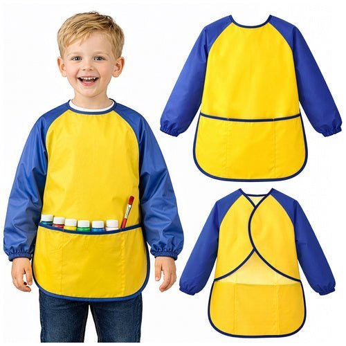 Schutzschürze für Kinder – Malschürze Robust und Bunt, Größe M - Easy2sell - Deluxe