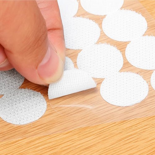Selbstklebendes Klettband 18mm 500 Stück weiß Ruhhy 25884 - Easy2sell - Deluxe