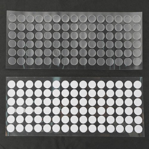 Selbstklebendes Klettband 18mm 500 Stück weiß Ruhhy 25884 - Easy2sell - Deluxe