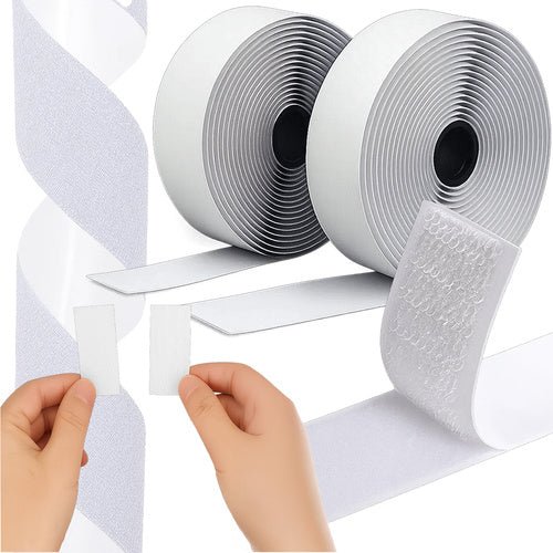 Selbstklebendes Klettband weiß 5m x 2,5cm Ruhhy 25999 - Easy2sell - Deluxe