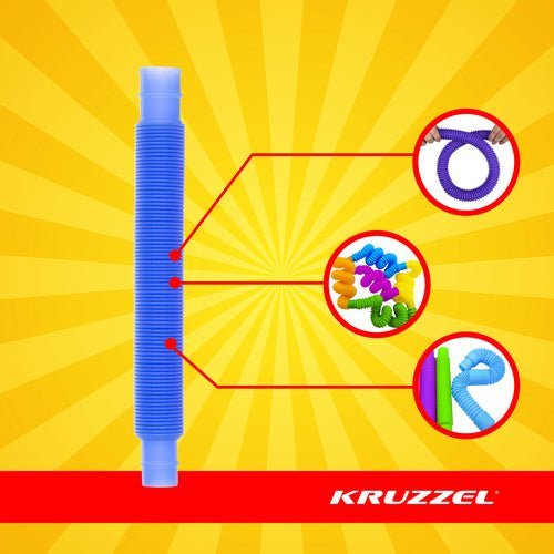 Sensorik Röhren 10er Set – Bunte Pop Tubes Montessori Spielzeug 15 - 51cm - Easy2sell - Deluxe