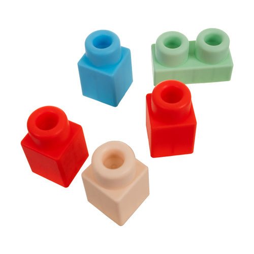 Sensorikblöcke für Kinder – 30 Weiche Gummiblöcke im Koffer, Bunt - Easy2sell - Deluxe