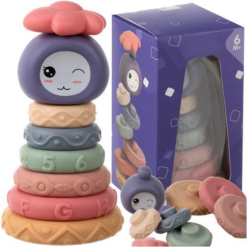 Sensorische Blöcke für Babys – Weiche Montessori Bausteine, 8er Set - Easy2sell - Deluxe