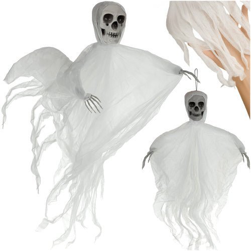 Skelett Hängedeko – Realistische Halloween Dekoration, Weiß, 70 x 60 cm - Easy2sell - Deluxe