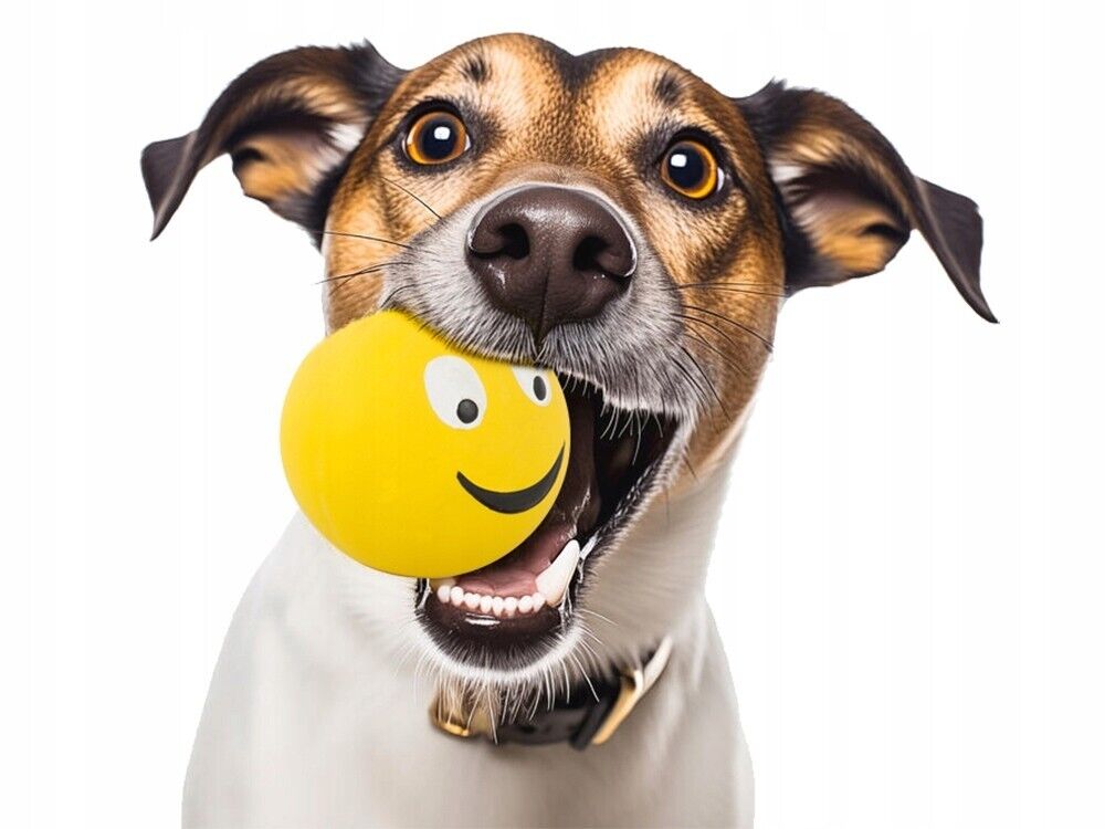 Smiley Quietschball für Haustiere - Easy2sell - Deluxe