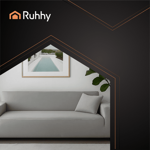 Sofabezug 145 - 185cm dunkelgrau Ruhhy 26037 - Easy2sell - Deluxe