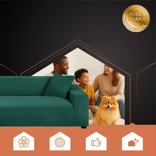 Sofabezug 190 - 230cm dunkelgrün Ruhhy 26183 - Easy2sell - Deluxe