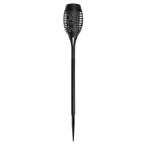Solar - Gartenlampe mit Flammeneffekt – LED - Fackel Warmweiß für Wege, 51cm - Easy2sell - Deluxe