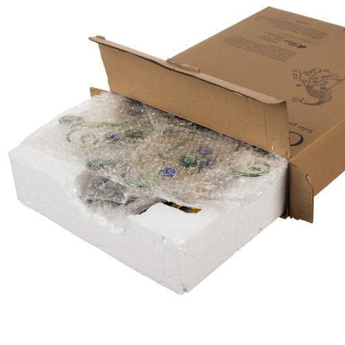 Solar Gartenleuchte Pfau – 3 - teiliges Set mit Dämmerungssensor, Mehrfarbig - Easy2sell - Deluxe