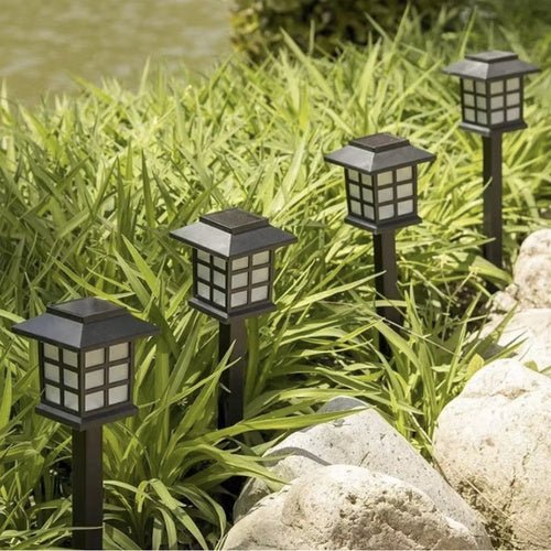 Solar Gartenleuchten 6er Set – LED Solarleuchten Kaltweiß Wasserdicht IP44 - Easy2sell - Deluxe