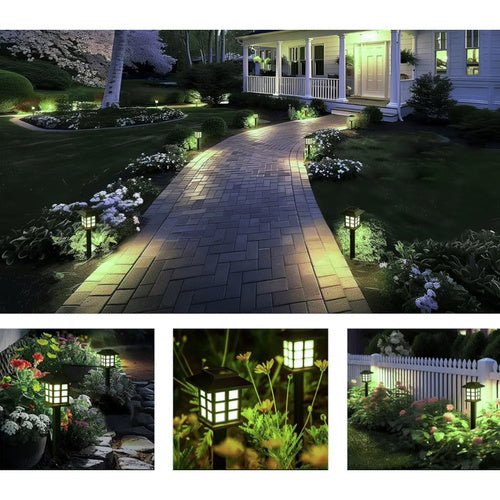 Solar Gartenleuchten 6er Set – LED Solarleuchten Kaltweiß Wasserdicht IP44 - Easy2sell - Deluxe