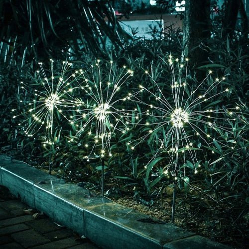 Solar Gartenleuchten Pusteblume 2er Set – LED Solarleuchten Kaltweiß IP65 - Easy2sell - Deluxe