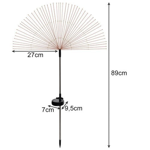 Solar Gartenleuchten Pusteblume 2er Set – LED Solarleuchten Kaltweiß IP65 - Easy2sell - Deluxe