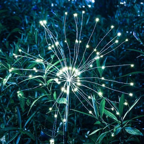 Solar Gartenleuchten Pusteblume 2er Set – LED Solarleuchten Kaltweiß IP65 - Easy2sell - Deluxe
