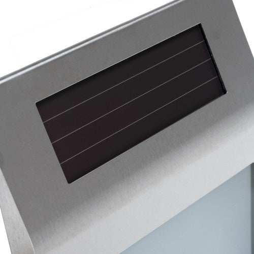 Solar Hausnummer Beleuchtet – Edelstahl Wandleuchte mit Dämmerungssensor - Easy2sell - Deluxe