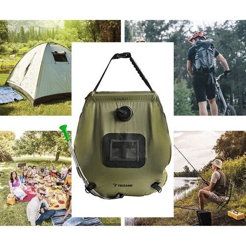 Solardusche 20L mit Thermometer – Mobile Campingdusche für Garten & Outdoor - Easy2sell - Deluxe