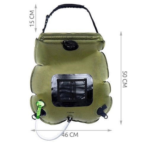Solardusche 20L mit Thermometer – Mobile Campingdusche für Garten & Outdoor - Easy2sell - Deluxe
