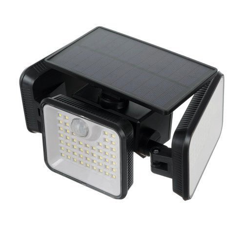 Solarlampe 180 LED Außenleuchte mit Bewegungssensor IP65 Schwarz - Easy2sell - Deluxe