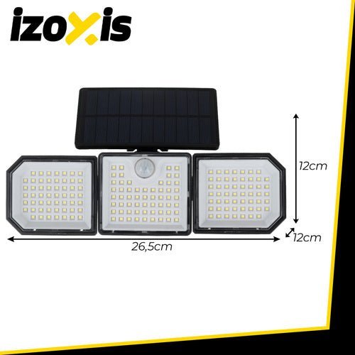 Solarleuchte Außen mit Bewegungssensor, 167 LED Wandlampe, IP65 Wasserdicht - Easy2sell - Deluxe