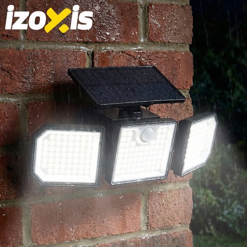 Solarleuchte Außen mit Bewegungssensor, 167 LED Wandlampe, IP65 Wasserdicht - Easy2sell - Deluxe