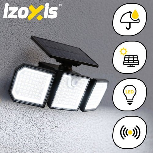 Solarleuchte Außen mit Bewegungssensor, 167 LED Wandlampe, IP65 Wasserdicht - Easy2sell - Deluxe
