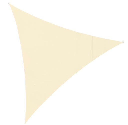Sonnensegel Dreieckig 3x3x3m Beige – Wasserabweisend für Garten & Terrasse - Easy2sell - Deluxe
