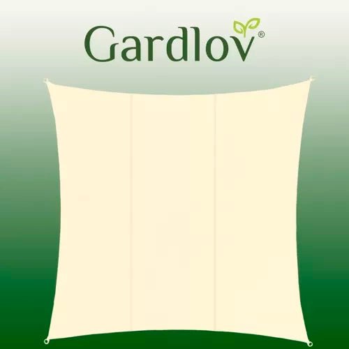 Sonnensegel Quadratisch 3,6x3,6m – Beige Sonnenschutz aus Polyester - Easy2sell - Deluxe