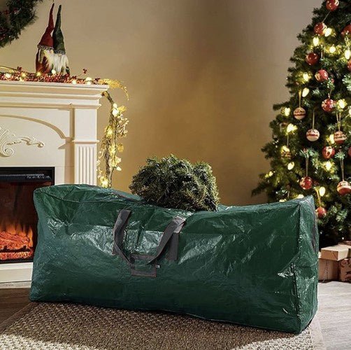 Spezialhülle für Weihnachtsbaum mit Reißverschluss, wasserdicht, grün - Easy2sell - Deluxe