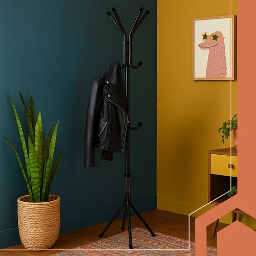 Standgarderobe 170cm - schwarz Ruhhy 26362 - Easy2sell - Deluxe