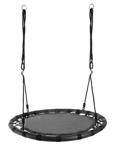 Storchennestschaukel 100cm Rundschaukel bis 150kg Belastbar, Schwarz - Easy2sell-Deluxe