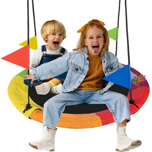 Storchennestschaukel Garten 110 cm – Wetterfeste Nestschaukel bis 150 kg - Easy2sell - Deluxe
