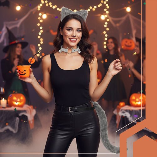 Strój kota/lisa 3el. szary Ruhhy 26586 - Easy2sell - Deluxe