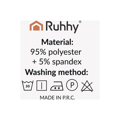 Stuhlhussen 6er Set Elastisch – Universal Stuhlbezüge Dunkelgrau - Easy2sell - Deluxe