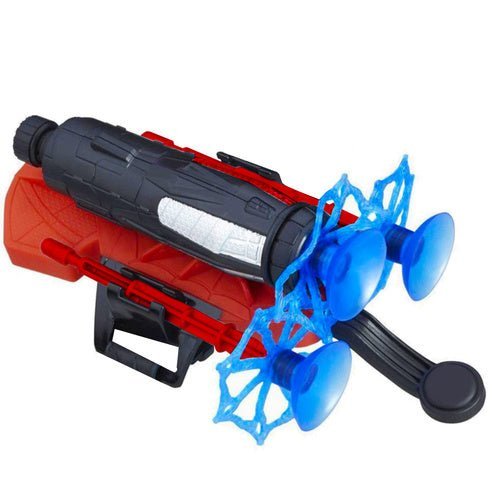 Superhelden Handschuh mit Netzwerfer und 3 Darts – Kinder Spielzeug, Rot - Easy2sell - Deluxe