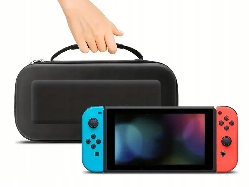 Tasche für Nintendo Switch / OLED Reise Tasche Hülle Hardcase Case in schwarz - Easy2sell - Deluxe