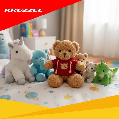 Teddybär Kuscheltier 30 cm – Weiches Plüschtier für Kinder in Hellbraun - Easy2sell - Deluxe