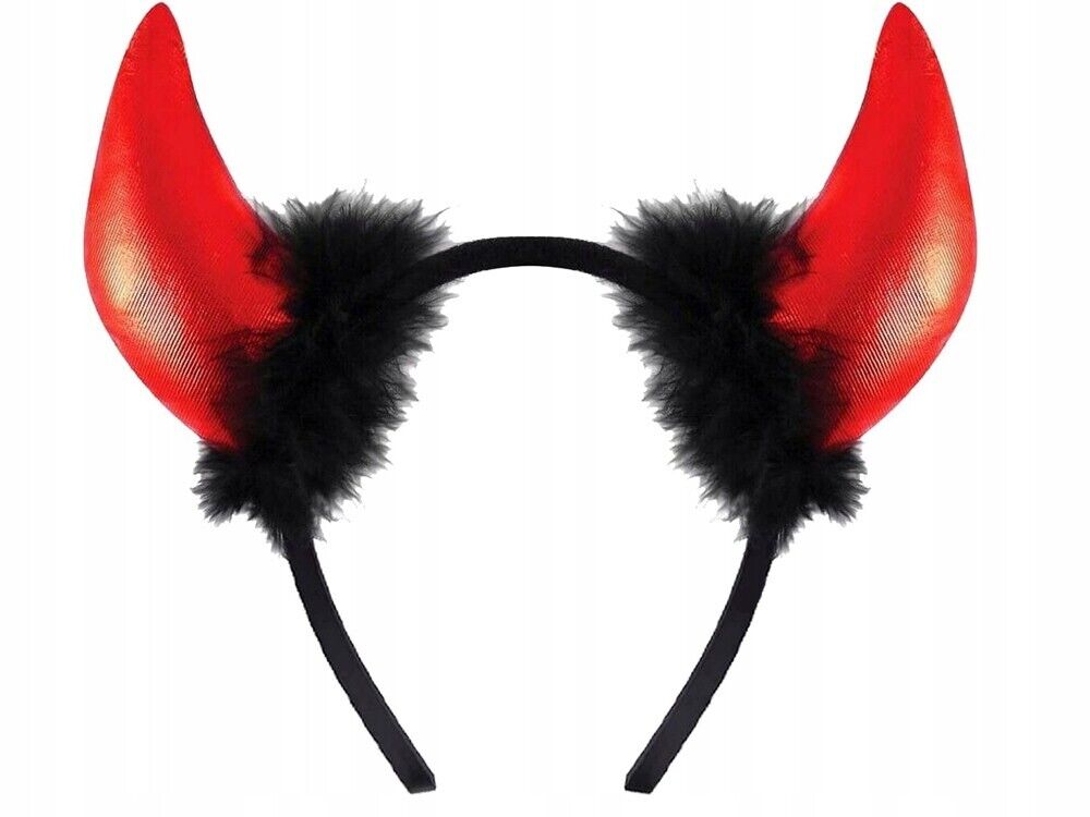 Teufel Haarreif mit Hörnern Halloween Verkleidung Teufelshörner Kostüm Party - Easy2sell - Deluxe