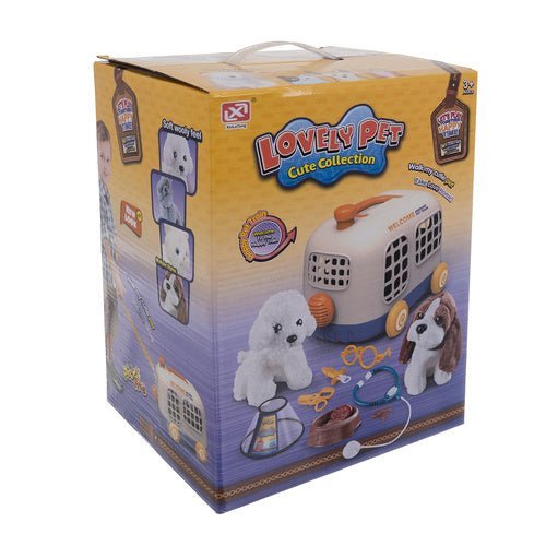 Tierarzt - Set für Kinder mit Plüschhund, Koffer und Zubehör – Mehrfarbig - Easy2sell - Deluxe