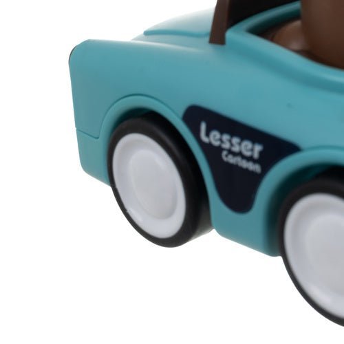Tierautos Spielzeug 4er Set – Push - and - Go Fahrzeuge für Kinder ab 18 Monaten - Easy2sell - Deluxe
