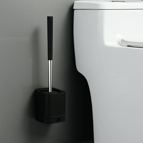 Toilettenbürste mit Halbrundem Kopf für gründliche Reinigung schwarz - Easy2sell - Deluxe